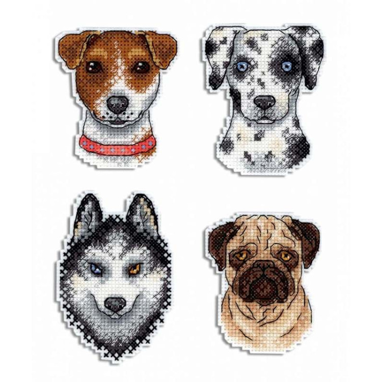 (image for) Who Said Woof? Plastic Canvas Manget Kit